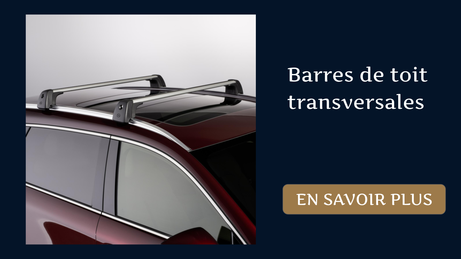 Barres de toit transversales